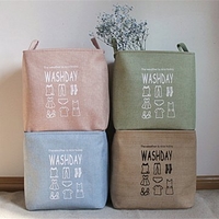 Large Cotton Linen Laundry Basket