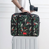 Leaves Pattern Waterproof Lightweight Travel Folding Storage Bags
