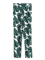 Leaves Printed Women Casual Soft Pant