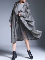 Long Windbreaker Casual Coats