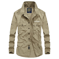 Loose Chest Pocket Work Shirt