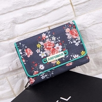 Lovely Pattern Fiber Portable Creative Short Card Holder Wallet Purse