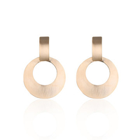 Luxury Elegant Earrings Big Circle Tassel Earrings
