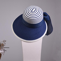 LYZA Women Wide Brim Floppy Summer Sunscreen Beach Sun Hat Mediterranean Style Anti-UV Strew Hat