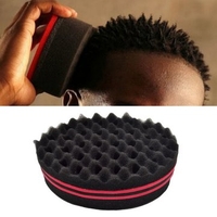 Magic Twisted Hair Curl Brush Sponge Coil Wave for Natural Hair