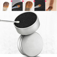 Makeup Sponge Cleansing Box Powder Brush Eyeshadow Blush Dry Remover Color Tool