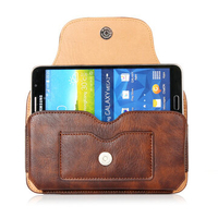 Man Genuine Leather Mobile Phone Cases Waist Bag Purse Card Phone Wallet