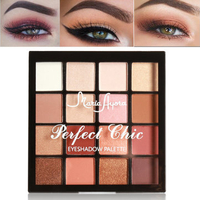 MARIA AYORA 16 Color Eyeshadow Palette Nude Matte Waterproof Shimmer Pigment For Eye Makeup