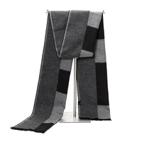 Men Brushed Soft Casual Scarves Warm Winter Scarf Shawls Wraps