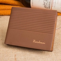 Men Business Casual Short Wallet Leisure Vintage Cards Cash Coins Purse