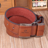 Men Business PU Leather Alloy Buckle Belts Casual Smooth Buckle Belt Waistband Strap