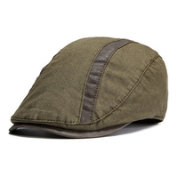 Men Classic Summer Cotton Berets Caps Autumn Casual Sport Soft Comfortable Flat Hats Adjustable