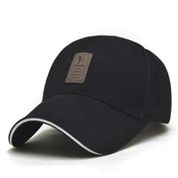 Men Cotton Baseball Cap Sports Golf Snapback Outdoor Sports Sunscreen Hats