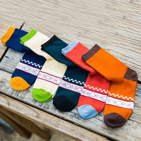 Men Cotton Breathable Deodorant Sock Knitting Casual Middle Tube Socks