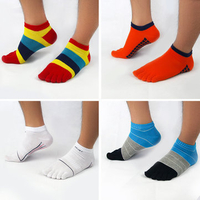 Men Cotton Separated Toes Socks Non-Slip Soft Thin Short Tubes Sock