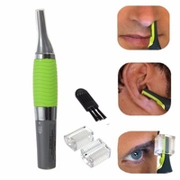 Men Ear Nose Neck Hair Trimmer Electric Clipper Cleaner With LED Light