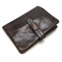 Men Genuine Leather Bifold Wallet