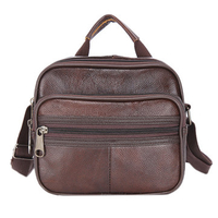 Men Genuine Leather Vintage Shoulder Bags Handbags Crossbody Bags