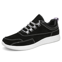 Men Genuine Pigskin Leather Outdoor Sport Casual Sneakers