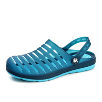 Men Hollow Out Soft Breathable Beach Slippers Waterproof Garden Sandals