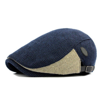 Men Knitted Beret Cap Adjustable