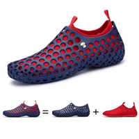 Men Mesh Breathable Light Two Way Wearing Slip On Beach Sandals