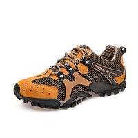 Men Mesh Hiking Slip Resistant Metal Buckle Outdoor Sport Sneakers