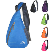 Men Nylon Chest Pack Waterproof Crossbody Bag Casual Travel Bag