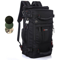 Men Oxford Backpack Casual Multi-functional Crossdody Bag