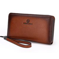 Men PU Leather Clutch Bag Vintage Multi-card Slots Wallet