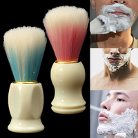 Men Shaving Brush Plastic Handle Beard Cream Shave Soap Foam Hair Brushes