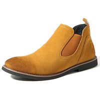 Men Suede British Style Ankle Boots