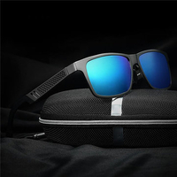 Men UV Protection Polarized Alloy Sunglasses Driving Outdoor Eyeglasses