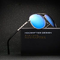 Men UV Protection Polarized Driving Goggle Eyeglasses Outdoor Alloy Sunglasses