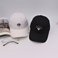 Men Women Boys Diamond Baseball Cap Adjustable Strapback Trucker Hats