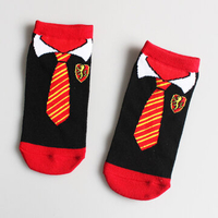 Men Women Breathable Comfortable Cotton Boat Socks Stylish Cartoon Print Ankle Socks
