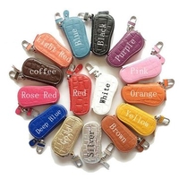 Men Women Cowhide Crocodile Grain Casual Car Key Bag