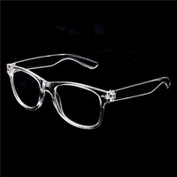 Men Women Eyeglass Frame Vintage Transparent Glasses Retro UV400 Plain Lens Optic