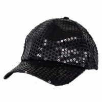 Men Women Kids Sequin Baseball Cap Hip-hop Hat Belly Jazz Dance Cap