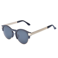 Men Women Retro Half Round Sunglasses Colored Glasses Sunshades Eyeglasses