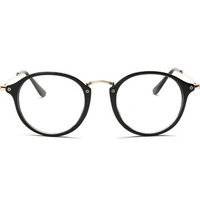 Men Women Vintage Clear Lens Eyeglasses Frame Retro Round Glasses