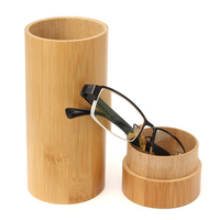 Men Women Vintage Handmade Bamboo Wooden Sunglasses Box Frame Glasses Case