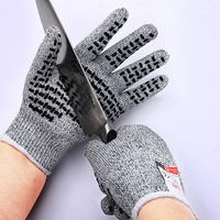 Mens Breathable Anti-cutting Gloves Proof Protect HHPE Safety Mesh Butcher Cut Resistant Work Gloves