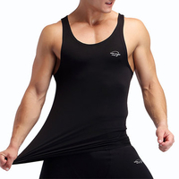 Mens Breathable Sport Vest Fitness Sleeveless Compression Bodybuilding Athletic Tank Top