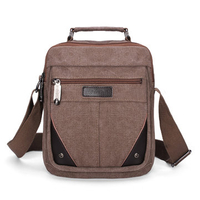 Mens Canvas Travel Shoulder Bag Casual Outdoor Crossbody Messenger Bags