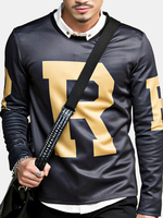 Mens Casual Slim Fit O-Neck Long Sleeve Sweatshirt