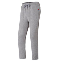 Mens Casual Sports Elastic Waist Fit Drawstring Thin Cotton Pants