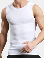 Mens Fitness Jogging Tight Vest Quick-drying High-elastic Sport Tank Tops