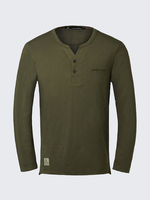 Mens Long-sleeved Causal Cotton T-Shirts