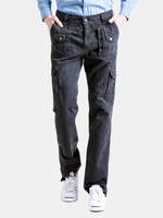 Mens Outdoor Multi-pocket Casual Cotton Cargo Pants